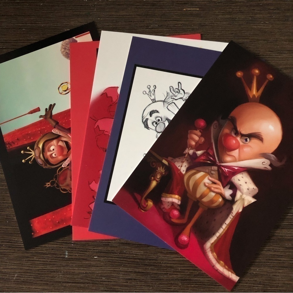 Disney Villains Postcards: Wreak it Ralph 5 pack.